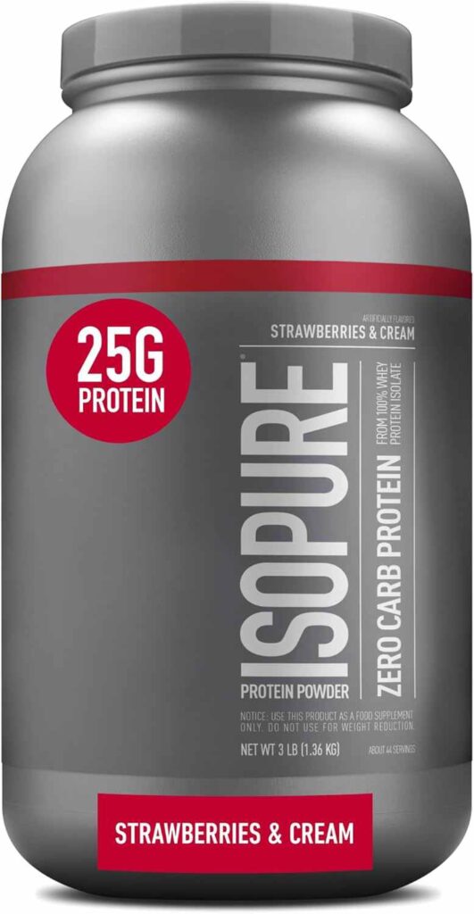 a picture of Protein powder for women Isopure Zero Carb Protein